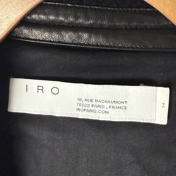 IRO Awa Jacket in Black XS / 34 - Picture 9 of 12